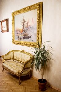 Багет "Рокайль" в интерьере